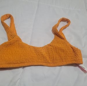 Orange swim top M